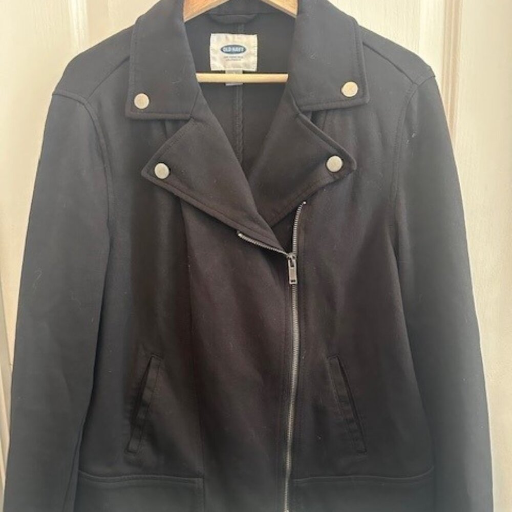 Old Navy Stretch Moto Style Jacket - Large